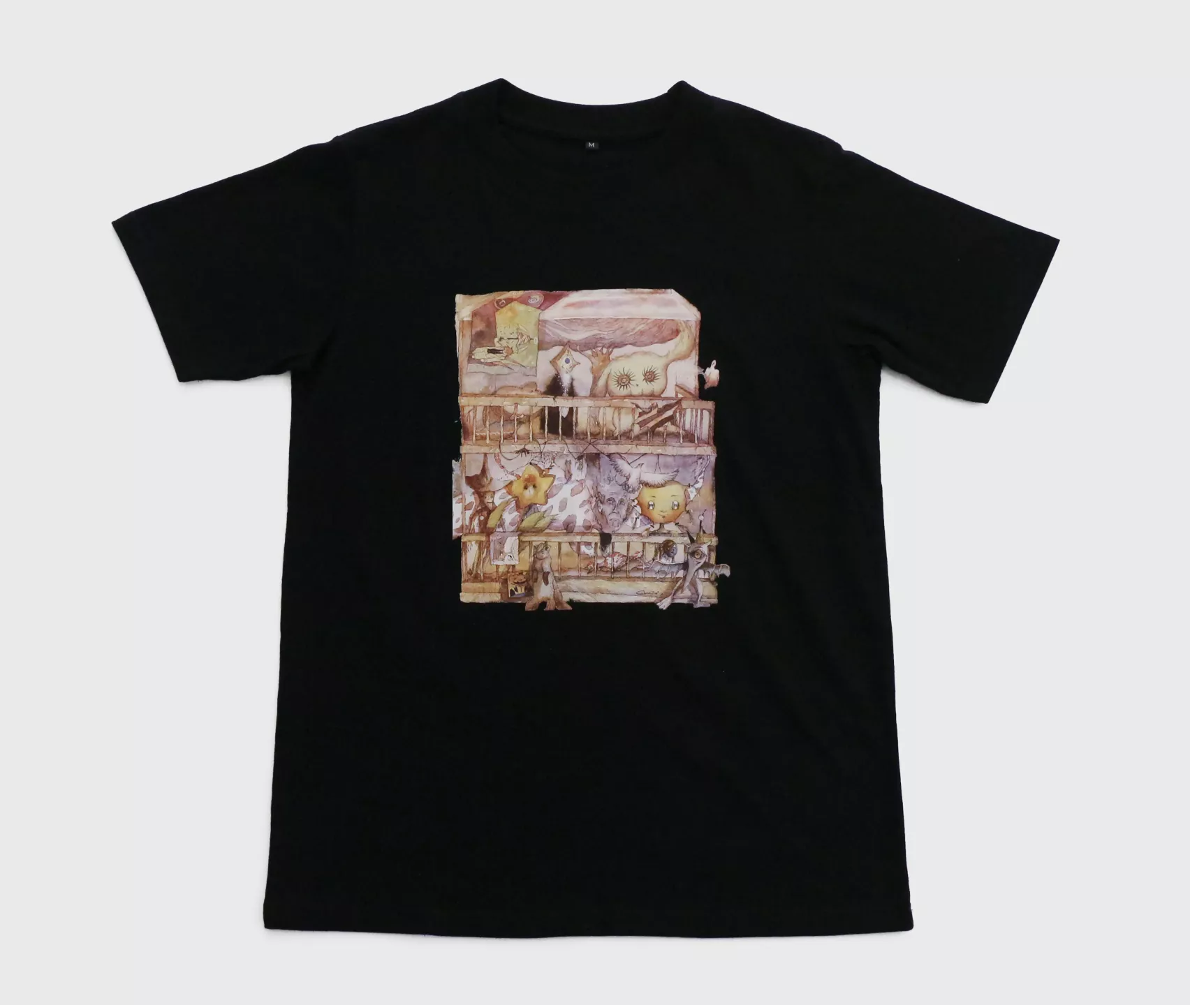 十月的黑夜 原作呈現印花Tee