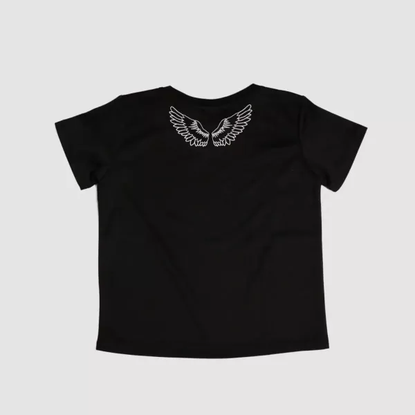 網眼布透氣酷帥暗黑短袖兒童T