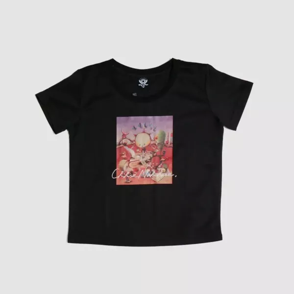 網眼布透氣酷帥暗黑短袖兒童T