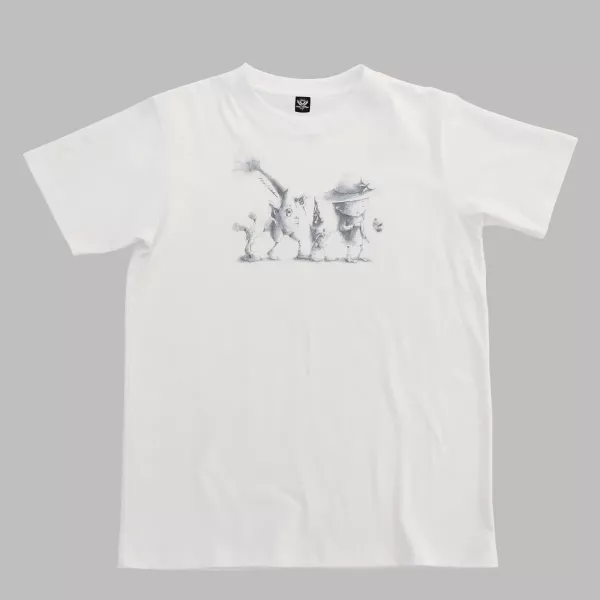 趴趴走 素描風格Tee
